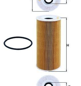 KNECHT OX 366D Alyvos filtras