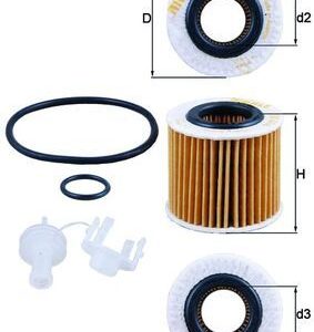 KNECHT OX 416D2 Eļļas filtrs