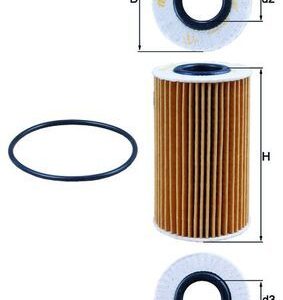 KNECHT OX 554D1 Alyvos filtras