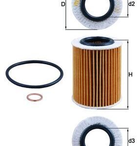 KNECHT OX 825D Oil filter