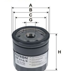 FILTRON OP 616/4 Alyvos filtras