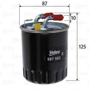 VALEO 587552 Kuro filtras