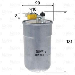 VALEO 587568 Kuro filtras