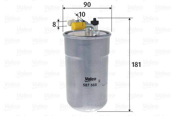 VALEO 587568 Топливный фильтр