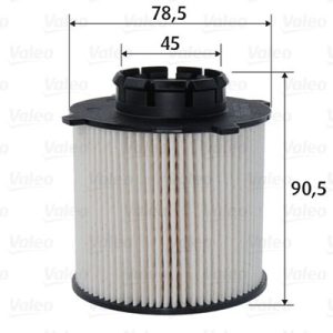 VALEO 587932 Degvielas filtrs