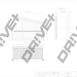 Dr!ve+ DP1110.10.0070 Air filter