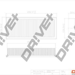 Dr!ve+ DP1110.10.0118 Air filter