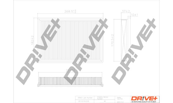Dr!ve+ DP1110.10.0135 Воздушный фильтр