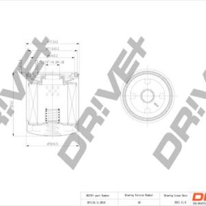 Dr!ve+ DP1110.11.0019 Alyvos filtras