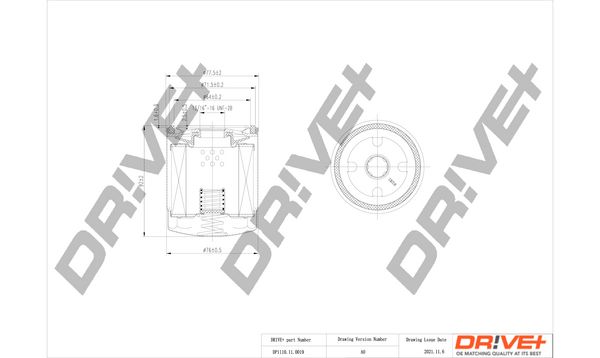 Dr!ve+ DP1110.11.0019 Масляный фильтр