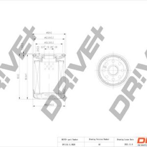 Dr!ve+ DP1110.11.0020 Alyvos filtras
