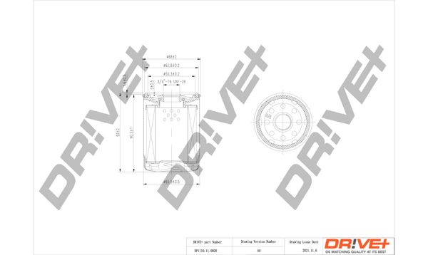 Dr!ve+ DP1110.11.0020 Масляный фильтр