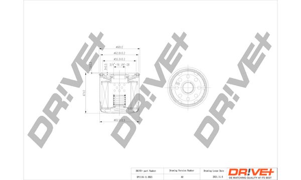 Dr!ve+ DP1110.11.0021 Масляный фильтр
