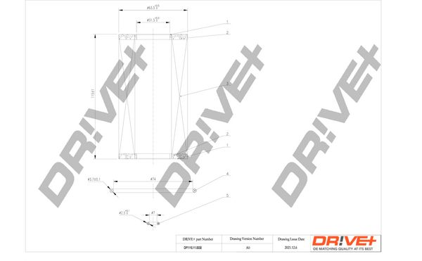 Dr!ve+ DP1110.11.0030 Масляный фильтр