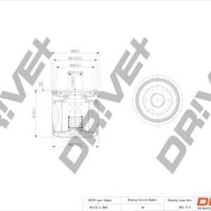 Dr!ve+ DP1110.11.0041 Alyvos filtras