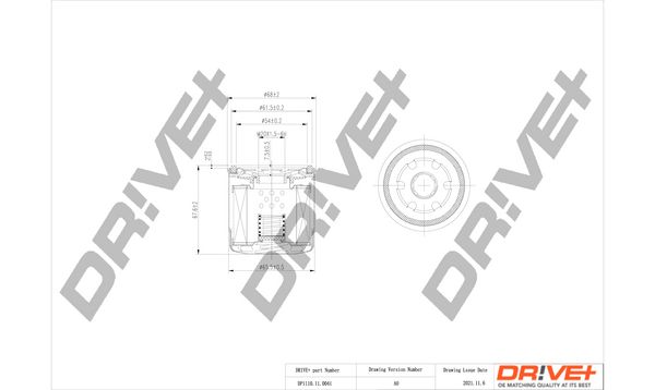 Dr!ve+ DP1110.11.0041 Масляный фильтр