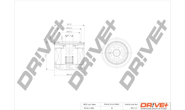 Dr!ve+ DP1110.11.0049 Масляный фильтр