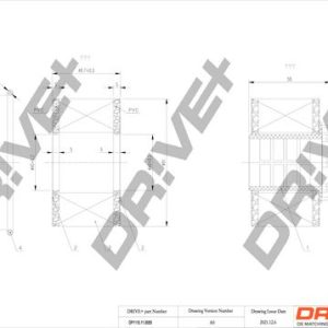 Dr!ve+ DP1110.11.0055 Oil filter