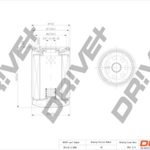 Dr!ve+ DP1110.11.0056 Oil filter