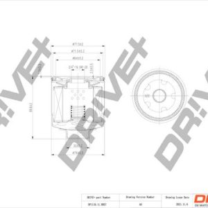 Dr!ve+ DP1110.11.0057 Oil filter