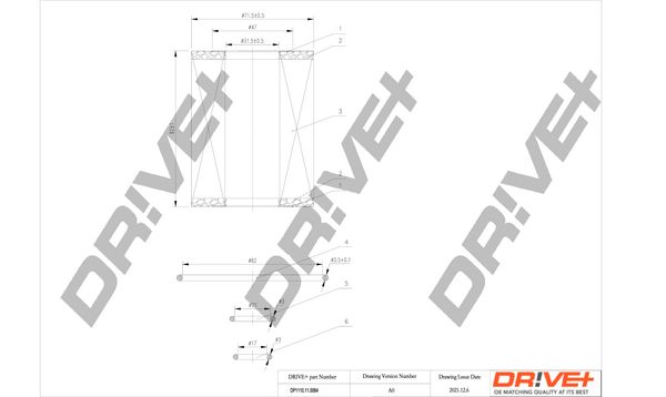Dr!ve+ DP1110.11.0064 Масляный фильтр