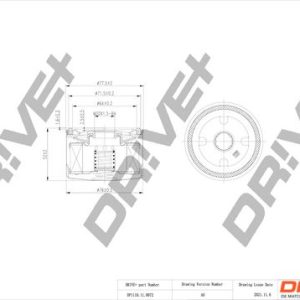 Dr!ve+ DP1110.11.0072 Oil filter