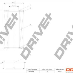 Dr!ve+ DP1110.11.0086 Alyvos filtras