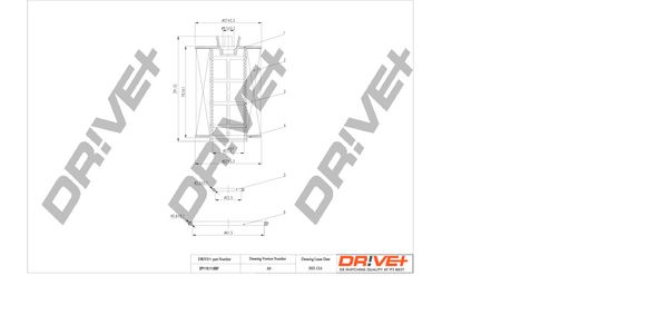 Dr!ve+ DP1110.11.0097 Масляный фильтр