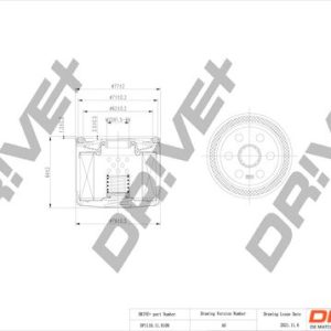 Dr!ve+ DP1110.11.0109 Oil filter