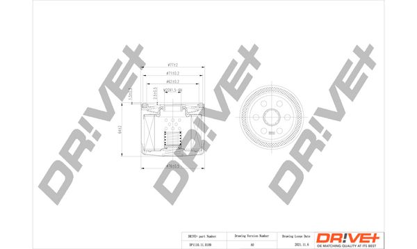 Dr!ve+ DP1110.11.0109 Масляный фильтр