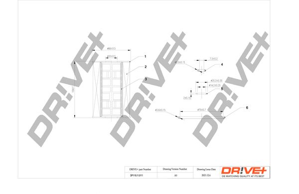 Dr!ve+ DP1110.11.0111 Масляный фильтр