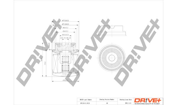 Dr!ve+ DP1110.11.0113 Масляный фильтр