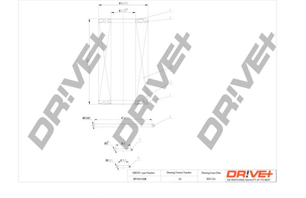 Dr!ve+ DP1110.11.0126 Масляный фильтр