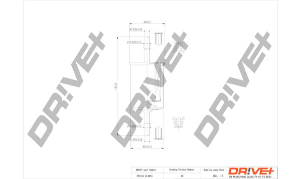Dr!ve+ DP1110.13.0015 Топливный фильтр