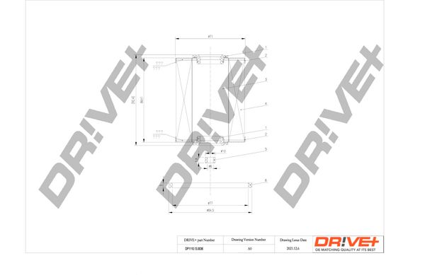 Dr!ve+ DP1110.13.0036 Топливный фильтр