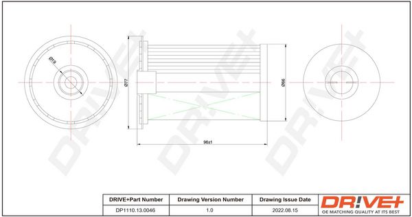 Dr!ve+ DP1110.13.0046 Топливный фильтр