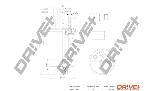 Dr!ve+ DP1110.13.0050 Топливный фильтр