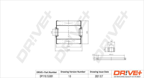 Dr!ve+ DP1110.13.0051 Топливный фильтр