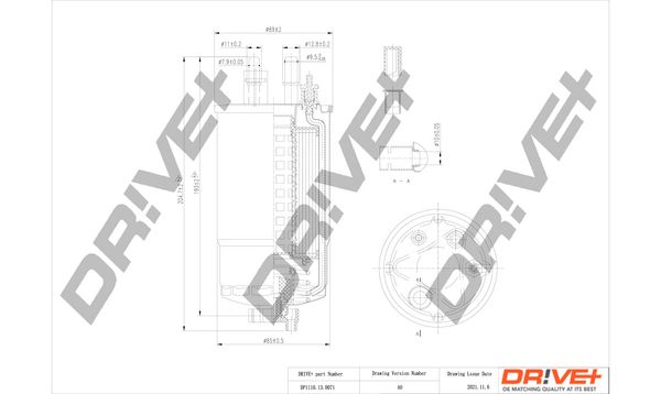 Dr!ve+ DP1110.13.0071 Топливный фильтр