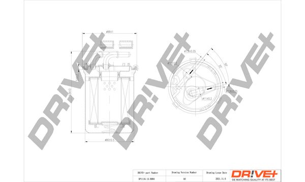 Dr!ve+ DP1110.13.0084 Топливный фильтр