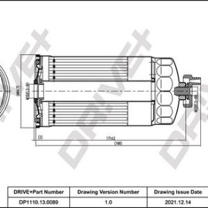 Dr!ve+ DP1110.13.0089 Fuel filter