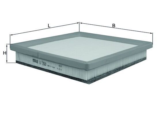 KNECHT LX 3580 Воздушный фильтр