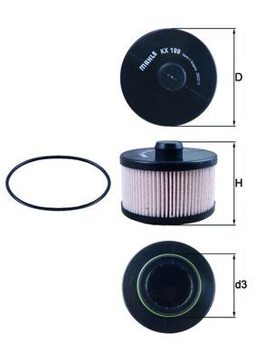 KNECHT KX 199D Топливный фильтр