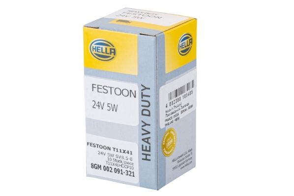 HELLA 8GM 002 091-321 Pirn, sisevalgus