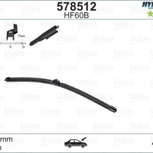 VALEO 578512 Valytuvai