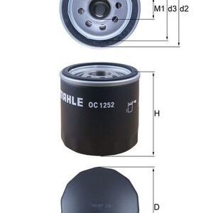 KNECHT OC 1252 Eļļas filtrs