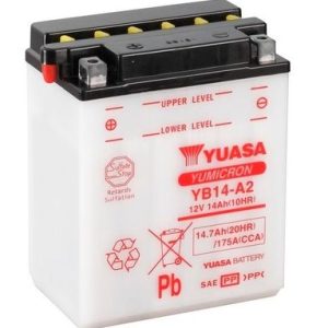 YUASA YB14-A2 Starterio akumuliatorius