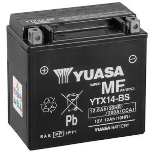 YUASA YTX14-BS Starterio akumuliatorius