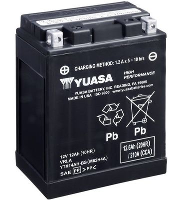 Стартерная батарея YUASA YTX14AH-BS