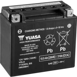 YUASA YTX20HL-BS Starterio akumuliatorius